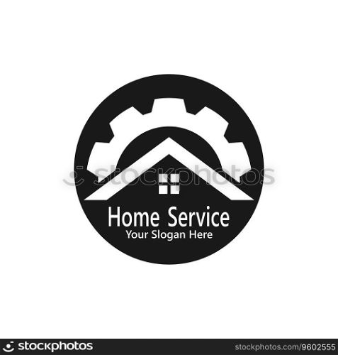 Home Service Construction logo Vector Template