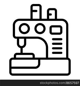 Home sewing machine icon outline vector. Household occupations. House service. Home sewing machine icon outline vector. Household occupations