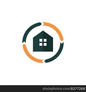 home share connect logo vector