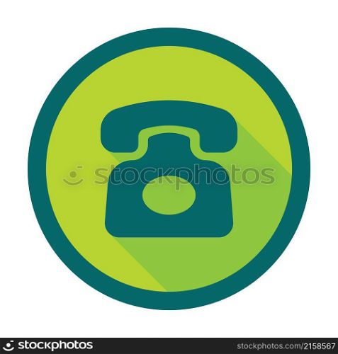 home telephone circle icon