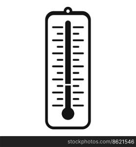 Home thermometer icon simple vector. Smart consumption. Digital tablet. Home thermometer icon simple vector. Smart consumption