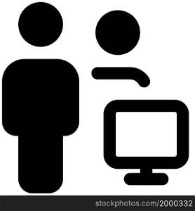 home users using computer monitor for personal use