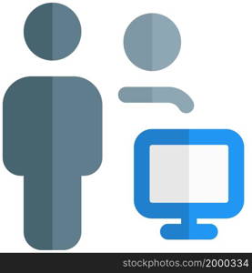 home users using computer monitor for personal use