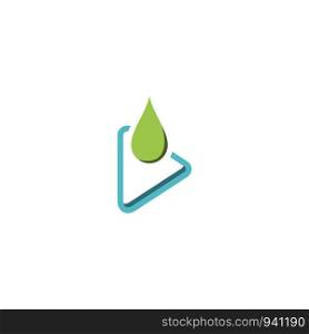 home water drop oil logo template vector illustration icon element isolated - vector. home water drop oil logo template vector illustration icon element isolated