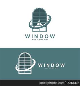 Home Window Logo, Home Interior icon design