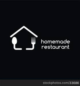 homemade restaurant. homemade restaurant logo logotype theme template vector illustration