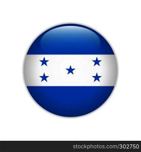 Honduras flag on button