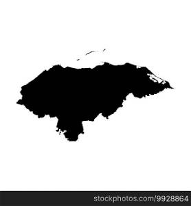 Honduras map icon vector illustration symbol background