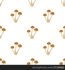 Honey agaric pattern seamless background texture repeat wallpaper geometric vector. Honey agaric pattern seamless vector