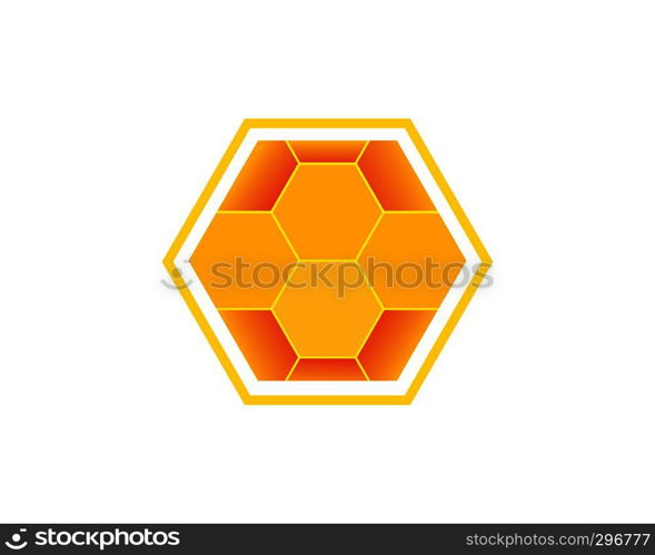 honey Bee Logo Template vector icon illustration design