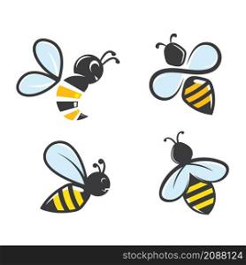 honey Bee Template vector icon illustration design