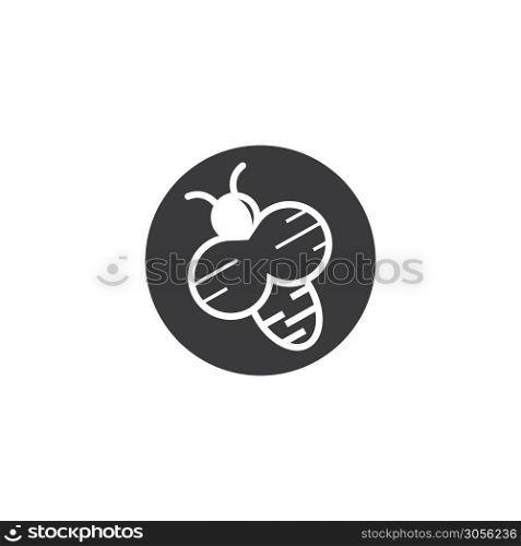 honey Bee Template vector icon illustration design