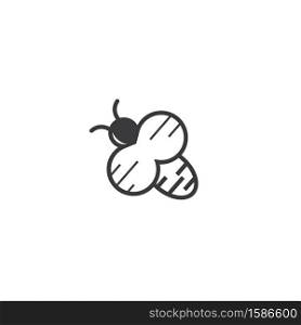 honey Bee Template vector illustration design