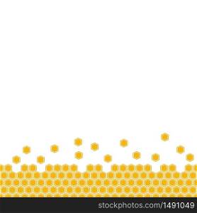 Honey comb background texture illustration concept design