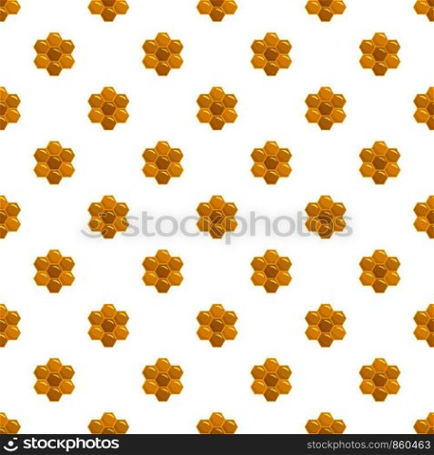 Honey comb of bee icon. Flat illustration of honey comb of bee vector icon for web design. Honey comb of bee icon, flat style