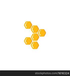 honey comb vector icon illustration design 