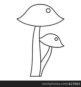 Honey fungus icon. Outline illustration of honey fungus vector icon for web. Honey fungus icon, outline style