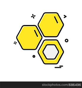 Honey icon design vector