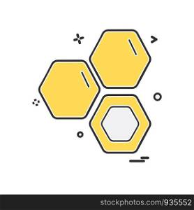 Honey icon design vector