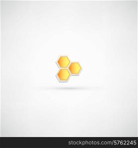 Honey icon isolated on white