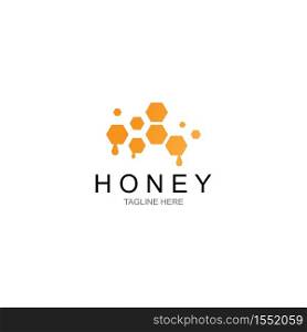 Honey logo illustration vector design