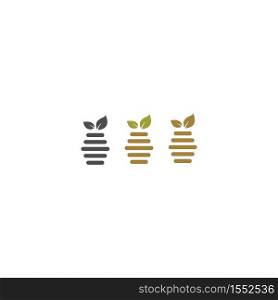 Honey logo, leaves, leaf honey logo icon design concept illustration