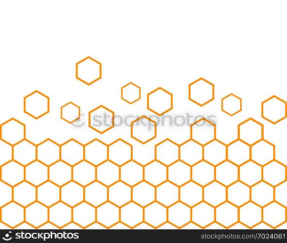 Honeycomb background texture illustration design