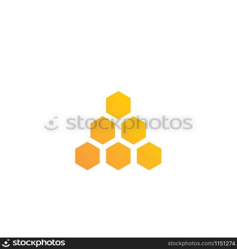 Honeycomb ilustration vector template