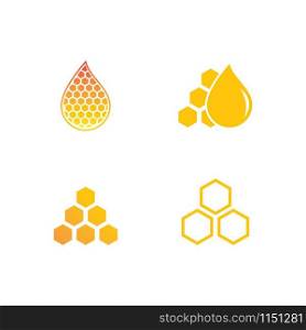 Honeycomb ilustration vector template