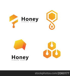 Honeycomb logo icon design template