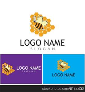 Honeycomb logo vector texture illustration design