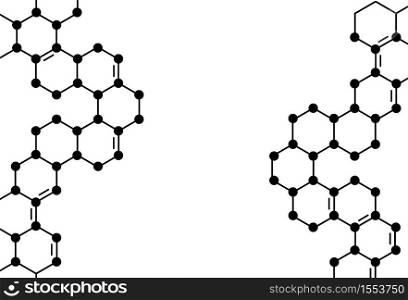 Honeycomb Texture. Vector Illustration of Geometric Hexagons Background. Monochrome honey seamless cells pattern.. Honeycomb Texture. Vector Illustration of Geometric Hexagons Background.