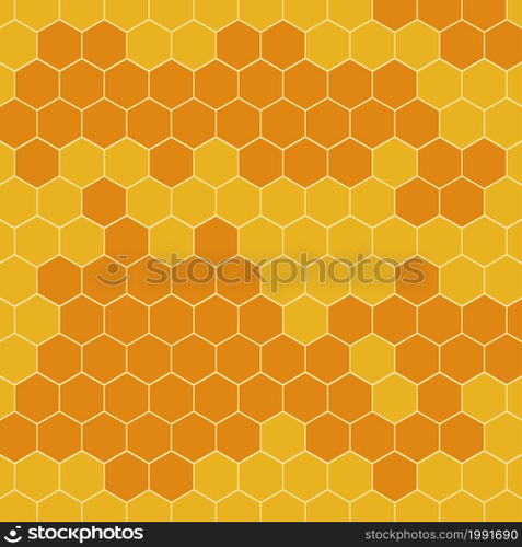 Honeycomb vector background. Bee comb pattern