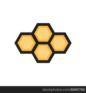 Honeycombs icon vector design illustration