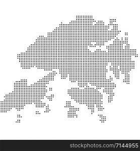 Hong kong map halftone vector illustration eps 10.. Hong kong map halftone vector illustration eps 10