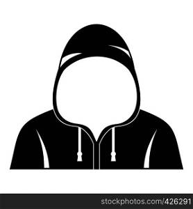 Hood icon. Simple illustration of hood vector icon for web. Hood icon, simple style