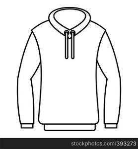 Hoody icon. Outline illustration of hoody vector icon for web. Hoody icon, outline style
