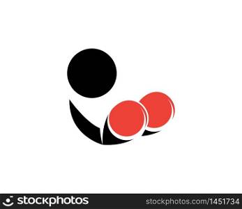 Hook boxing icon template