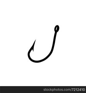 Hook icon sign isolated on white background
