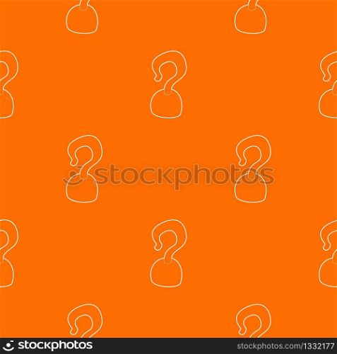 Hook pattern vector orange for any web design best. Hook pattern vector orange