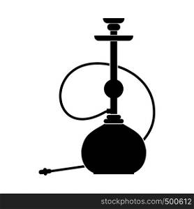Hookah icon in simple style isolated on white background. Hookah icon, simple style