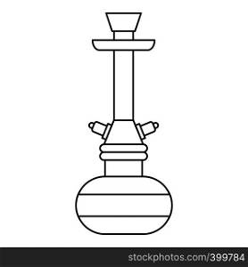 Hookah icon. Outline illustration of hookah vector icon for web. Hookah icon, outline style