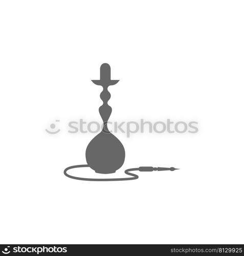 Hookah shisha icon logo illustration template