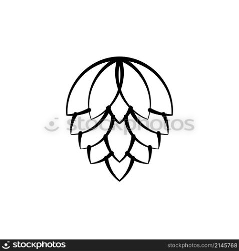 hop icon vector design templates white on background