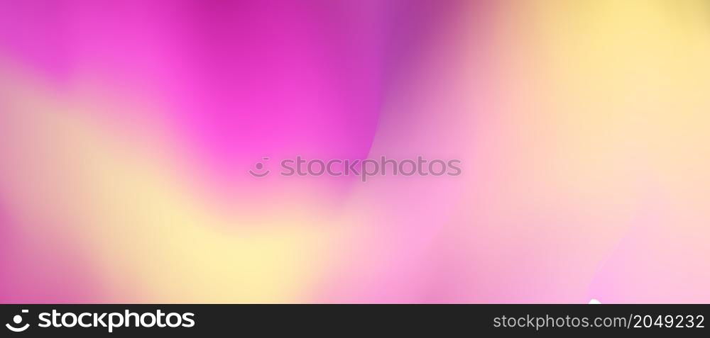 Horizontal Abstract Pastel Color Hologram Background Design