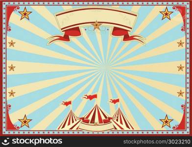 Horizontal circus background for a poster. Ideal background for a screen
