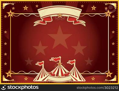 Horizontal circus background for a poster. Ideal for your publicity