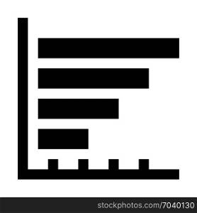 horizontal progress bar, icon on isolated background