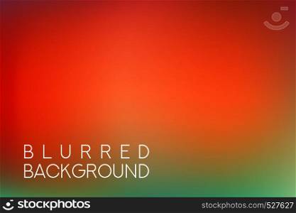 horizontal wide red blurred background. Sunset and sunrise sea blurred background.. horizontal wide red green blurred background