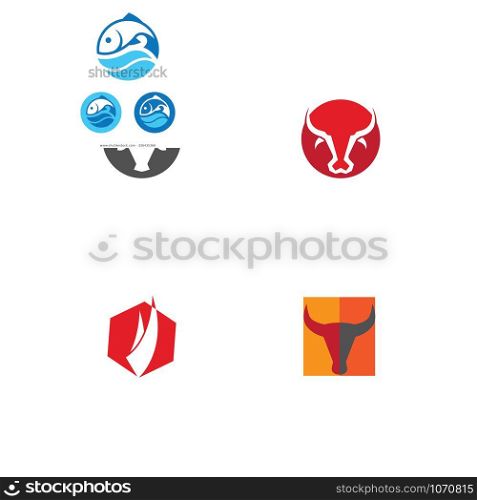 Horn icon Vector Illustration design Logo template
